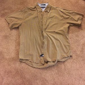 Men's button down shirt shirt sleeve