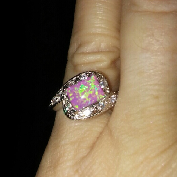 Beautiful Pink Opal Ring