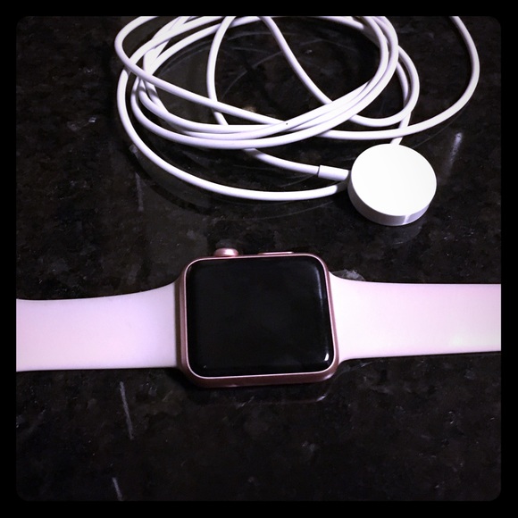 42 MM Rose Gold Apple Watch Sport