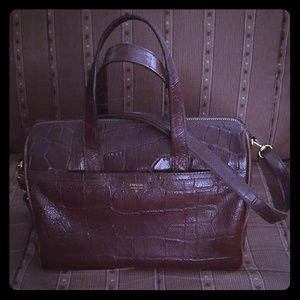 Fossil top handle handbag