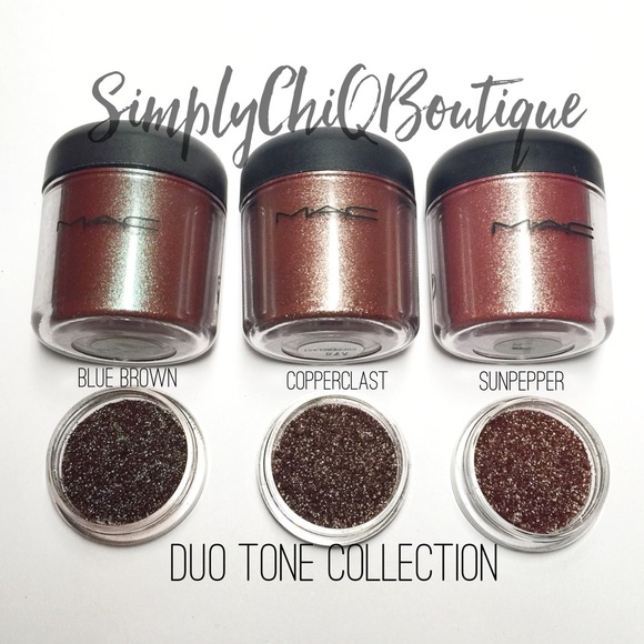 RARE Duo MAC Pigment Samples Sunpepper, Copperclas