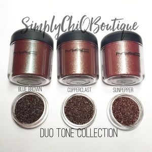 RARE Duo MAC Pigment Samples Sunpepper, Copperclas