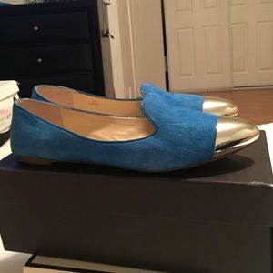 Enzo Angiolini suede flats