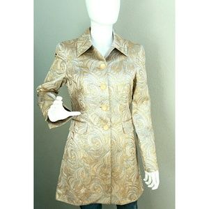 BEBE Gold Pattern Jacket