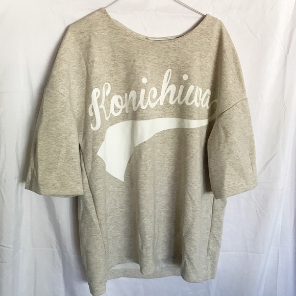 H&M "Konichiwa" Graphic Shirt - Picture 1 of 3