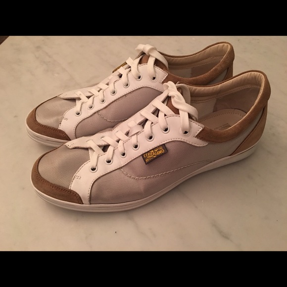 Like New Ferragamo Sneaker Shoes Size 8.5