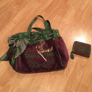 Juicy Couture purse and wallet