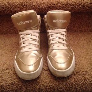 NEO Label Metallic Gold Hightop Adidas