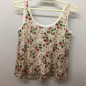 Floral crop top
