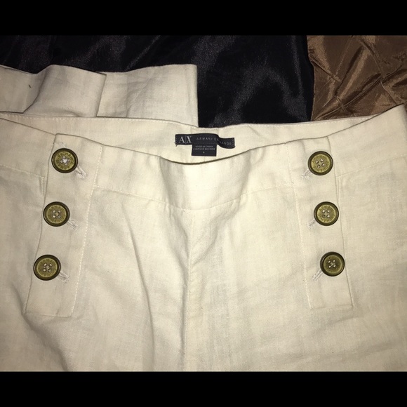 Armani Exchange High Waist Flared Pants - Picture 2 of 4