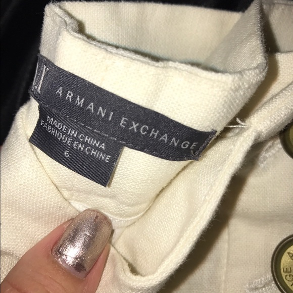 Armani Exchange High Waist Flared Pants - Picture 3 of 4