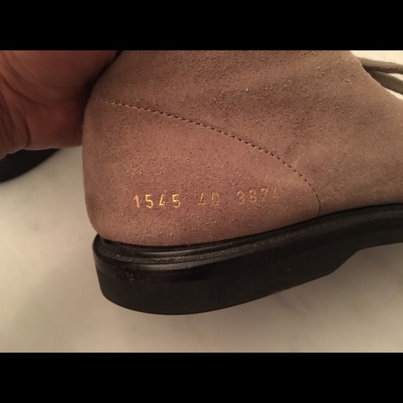 Nice Common Projects Suede Chukka Boots Size 40