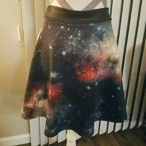 *sold*Blackmilk style Galaxy skater skirt