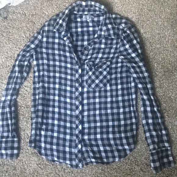 Black and white flannel