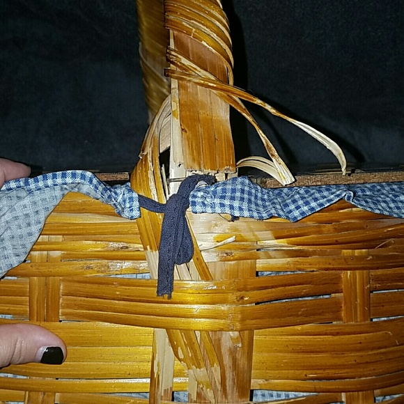 Bags Vintage Picnic Basket Poshmark