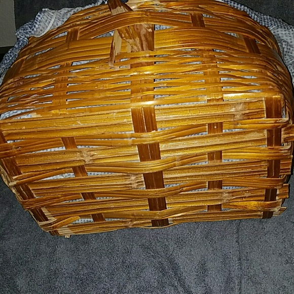 Bags Vintage Picnic Basket Poshmark