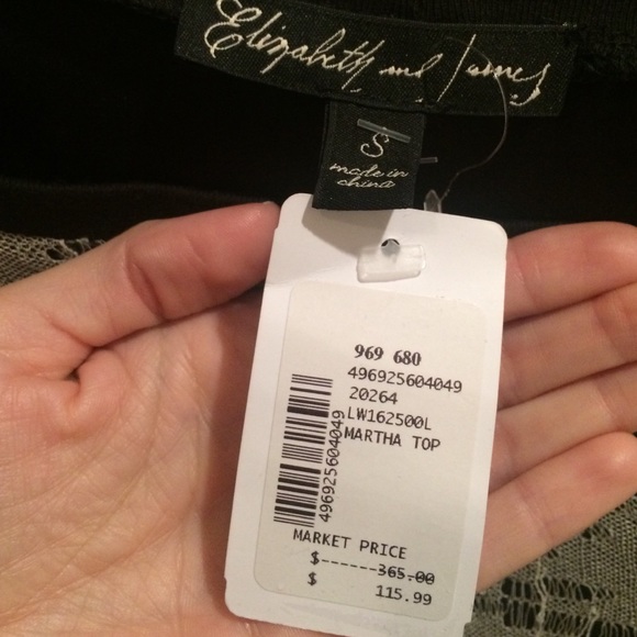 ❤️Elizabeth & James Silk Top - Picture 3 of 4