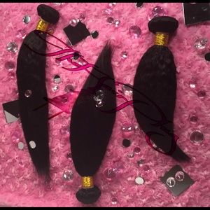 Brazilian kinky straight hair.