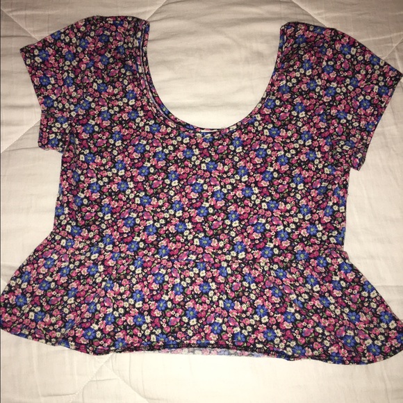 Flowery top!