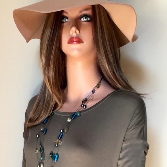 🦋Soft & Classy Boho Chic Olive Oversized Dress🦋 - Picture 4 of 4