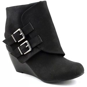American Rag 'Cora' Foldover Wedge Booties 8 $80