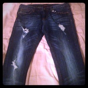 Express Rerock skinny jeans