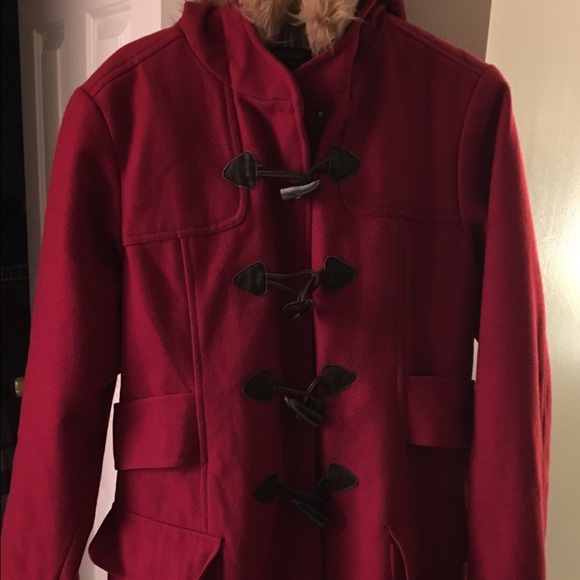 AE toggle button wool coat size XL