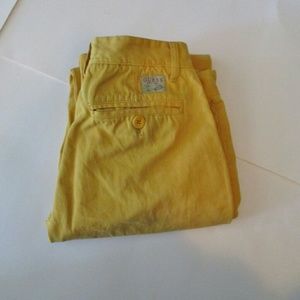 Yellow guess pants