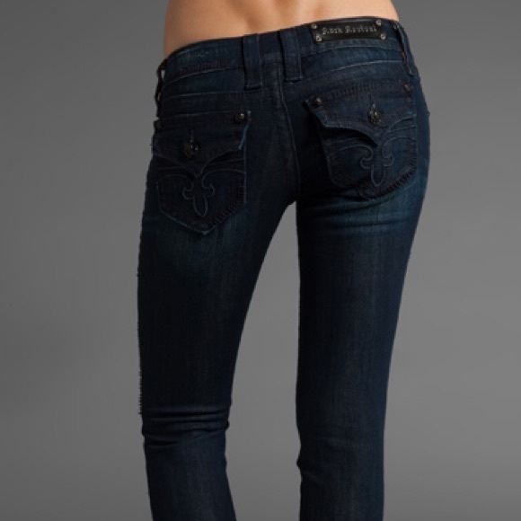 Rock Revival Dark Wash Skinny Jeans