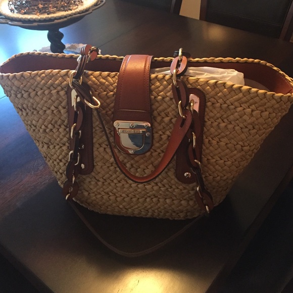 Michael Kors weaved hand bag
