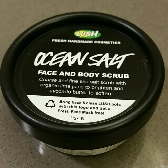 Lush ocean salt face and body scrub