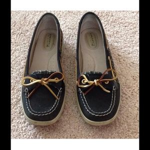 Sperry Angelfish boucle top sider flats.