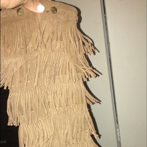 Minnetonka 5 layer fringe boots