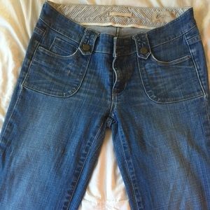Flea Market flare gap jeans-- size 4--