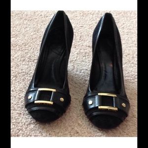 Tory Burch Suede Wedge Shoes