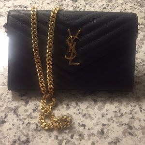 Authentic!!!!! YSL Leather Clutch..