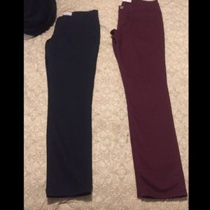 Jeggings (Maroon and Black)
