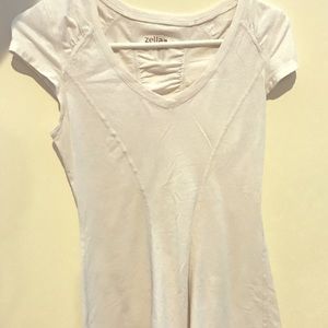 Activewear white top