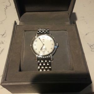 Used Michele diamond bezel watch