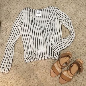 Brandy Melville striped Zosia top
