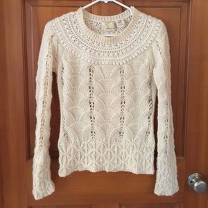 Anthropologie Sweater pullover long-sleeve Size S