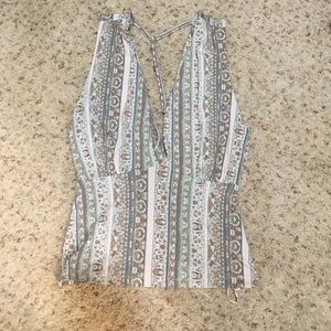 Free People Hutton Printed Tank