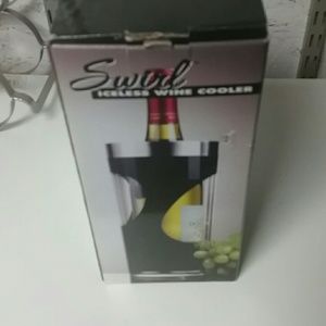 Prodyne Swirl iceless wine cooler.  New