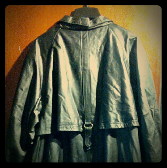 Leather Trench Coat