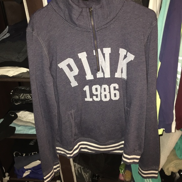 Large RARE PINK 1/4 Zip