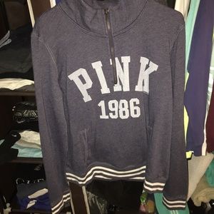 Large RARE PINK 1/4 Zip
