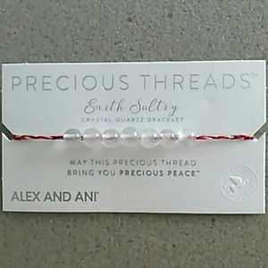 Alex and Ani Precious Threads Crystal Quartz