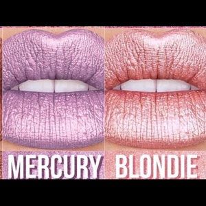 Limecrime Metallic Velvetines- Mercury & Blondie