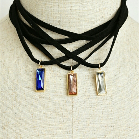 NWT GEM DOUBLE WRAP NECKLACES - Picture 2 of 2