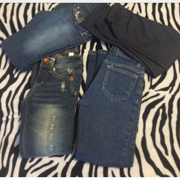 Jeans and snow boots